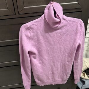 Lavender Turtleneck Sweater